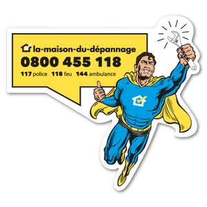 Appeler La Maison du Dépannage au 0800 455 118